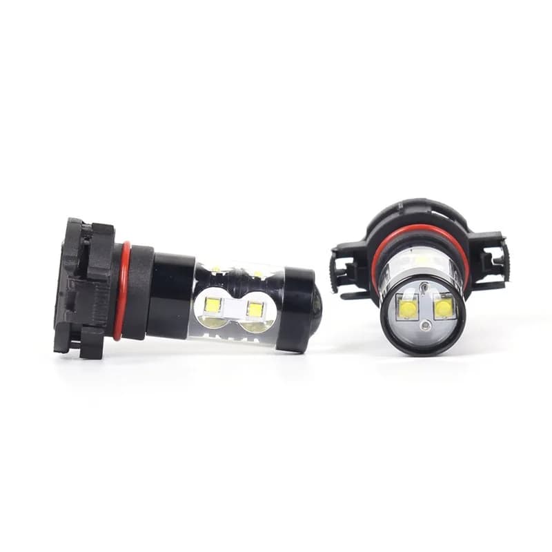 2 pezzi LED PSX24W 5202 fendinebbia per auto H16 lampadina automatica LED 80W luce di marcia diurna per auto DRL lampada per fari a LED