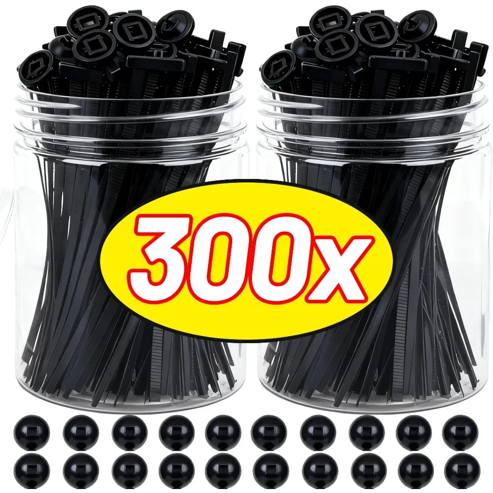 Fascette per cavi in nylon Chiusura autobloccante per auto Fermo universale per parafango paraurti Protezione per motore automatico Fibbie di fissaggio per rivestimento del bagagliaio