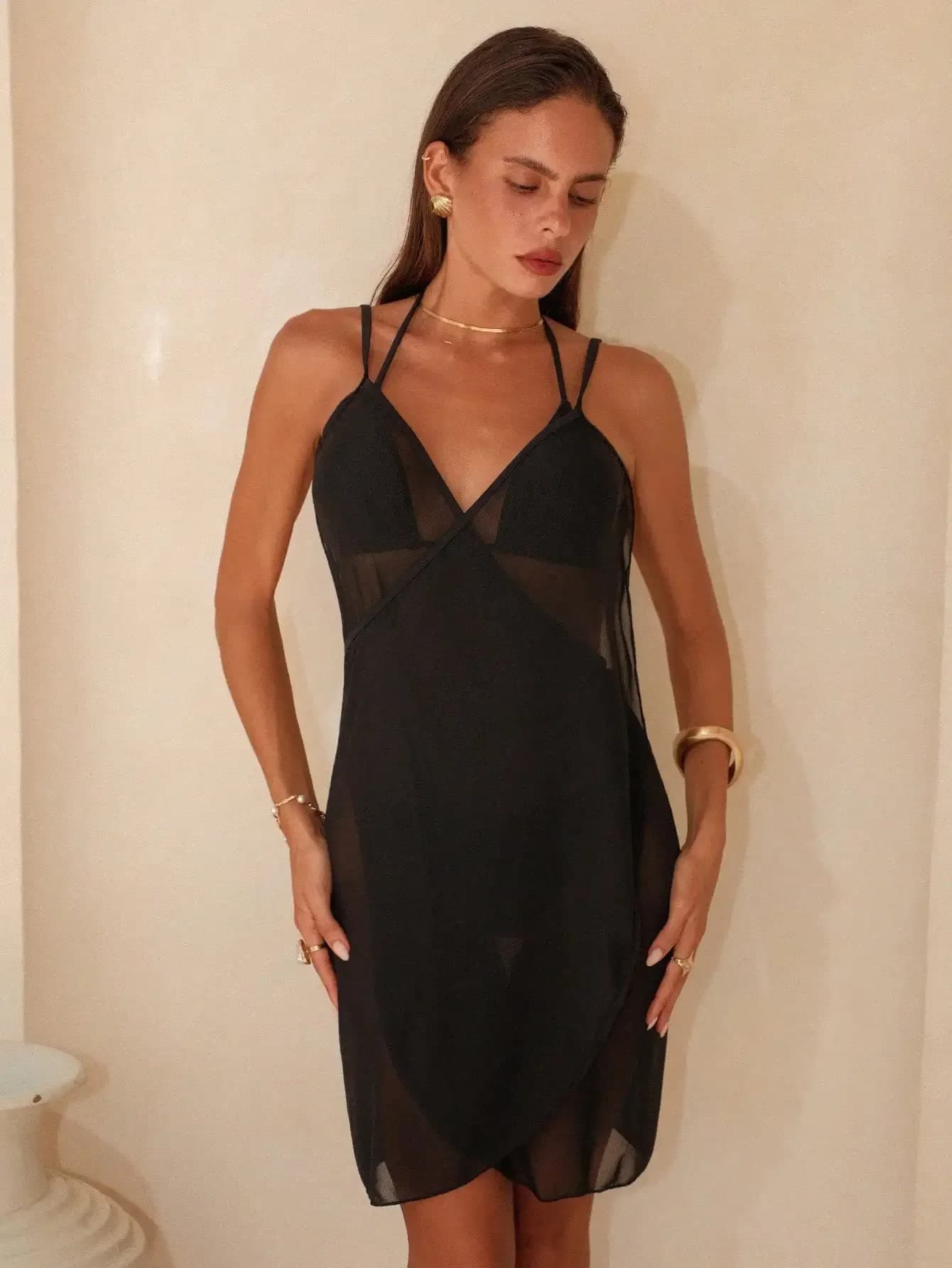 Copricostume elegante e sexy da donna, adatto per spiaggia, piscina, casa, tempo libero, vacanze, costume da bagno estivo da donna, costume intero da donna
