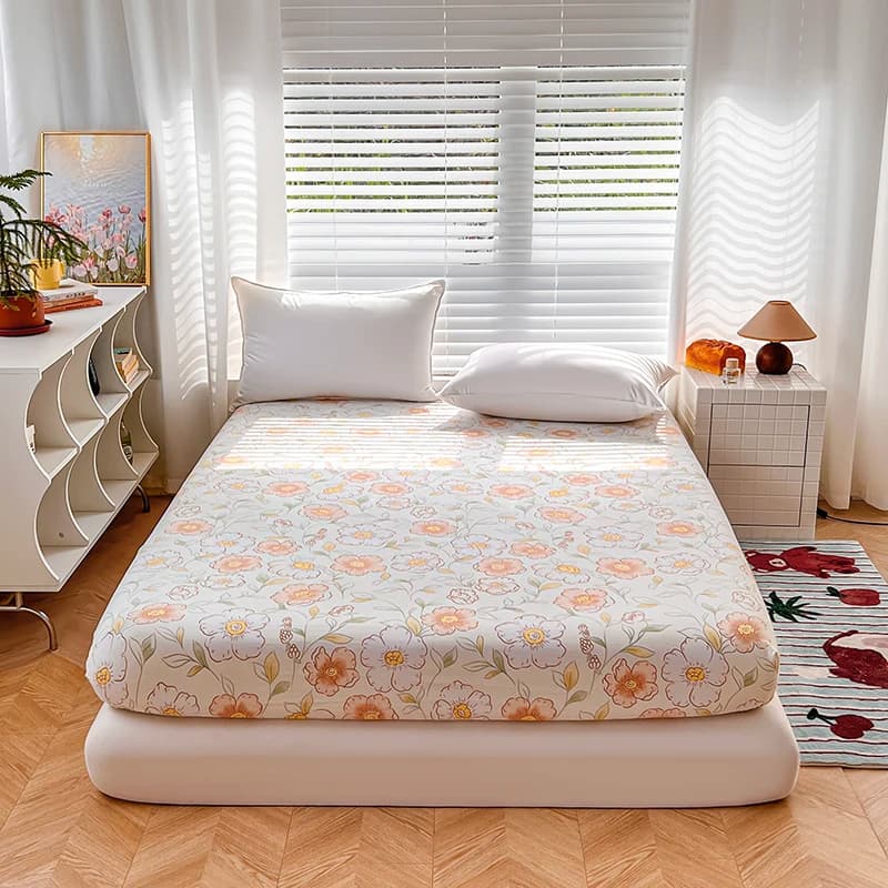 Lenzuola con stampa floreale, lenzuola aderenti delicate sulla pelle, lenzuola matrimoniali, lenzuola singole/queen/king size, lenzuola per letto matrimoniale.