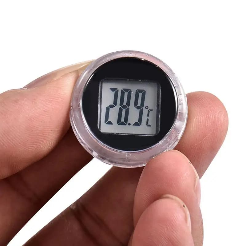 Pocket Digital Thermometers Mini Temperature Meter for Adhesive Motorcycle Temperature Meter for Car Waterproof Gadget for Motorcycle