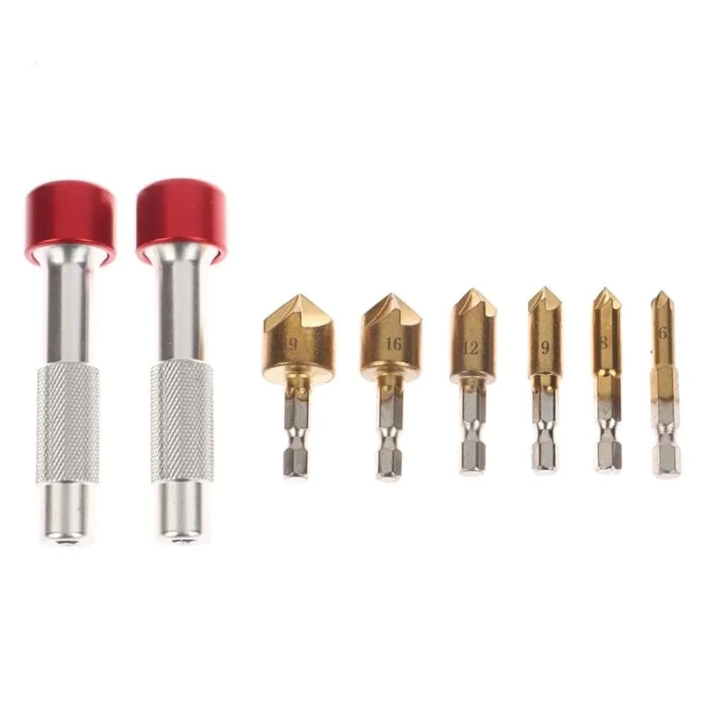 180 Degrees Red Hat Reinforced Screwdriver Durable Compact Non-slip Screwdriver Magnetic PH0 PH1 PH3 T15 T20 T25