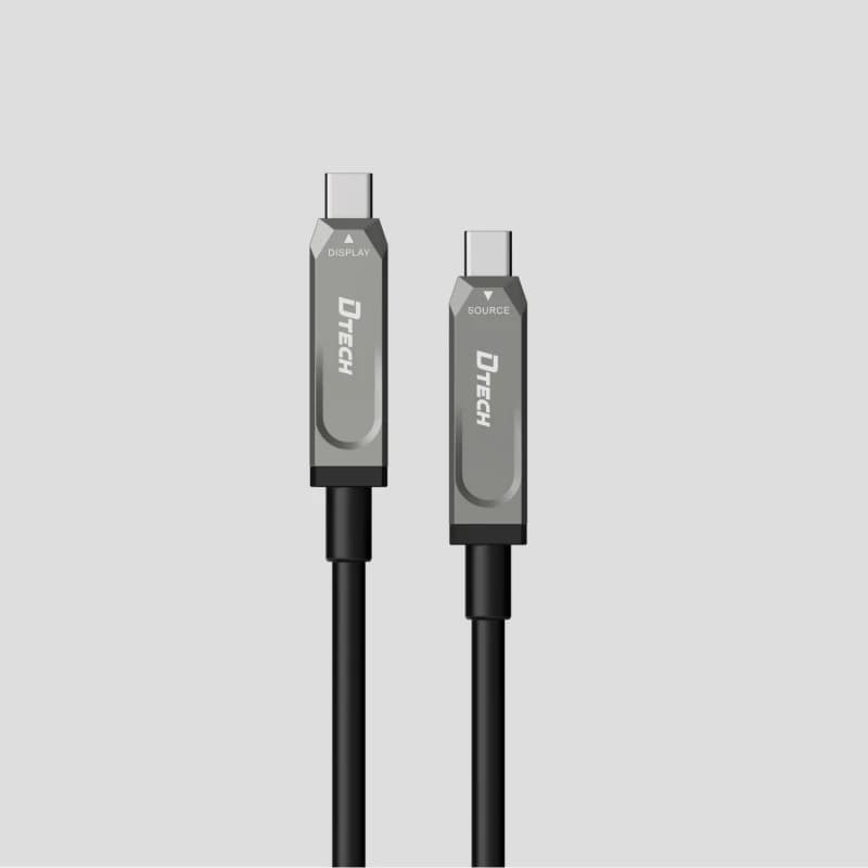 DTECH DT-0005-2M Audio Video USB c Extension Cable Type c to Type c Data Transfer Fiber Optical Cable
