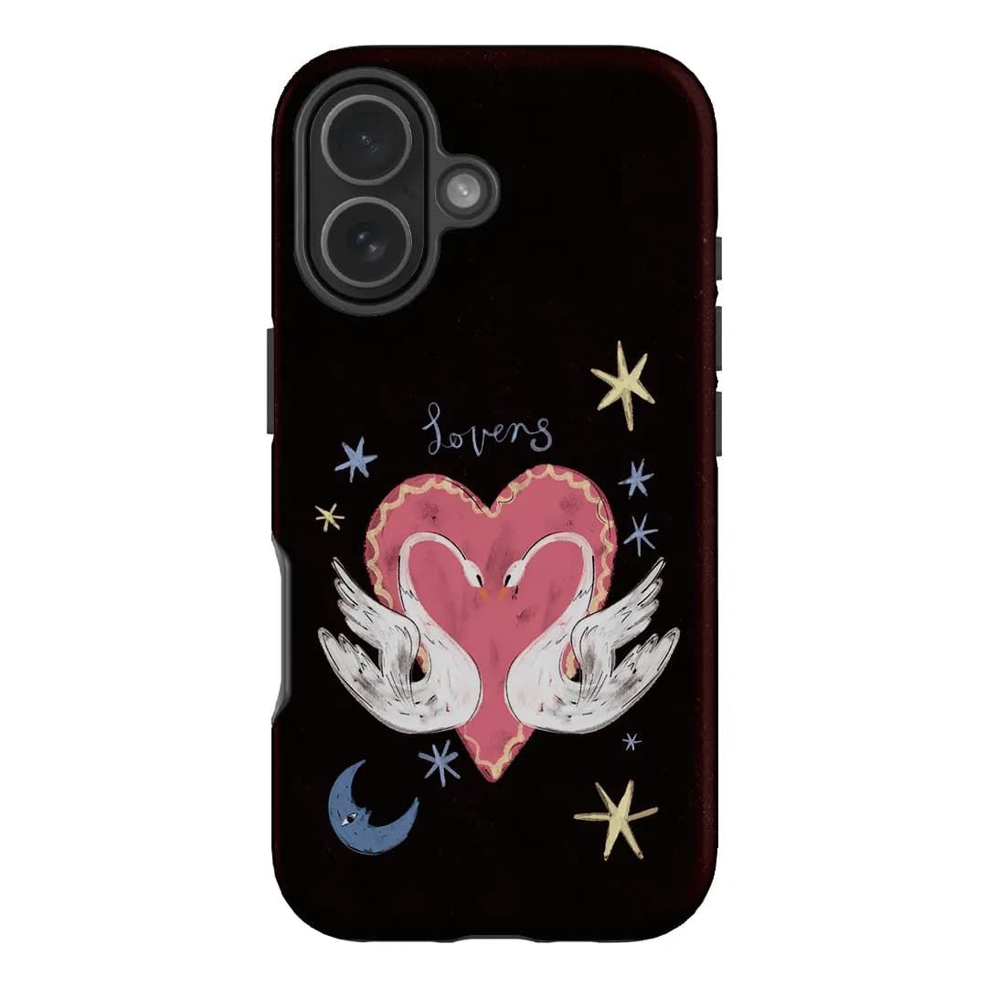 Lovers Phone Case for iPhone 17 16e 16 15 14 13 12 11 X XS XR XSMAX 7 8 Air Pro Max Plus Luxury Double-layer Back Cover