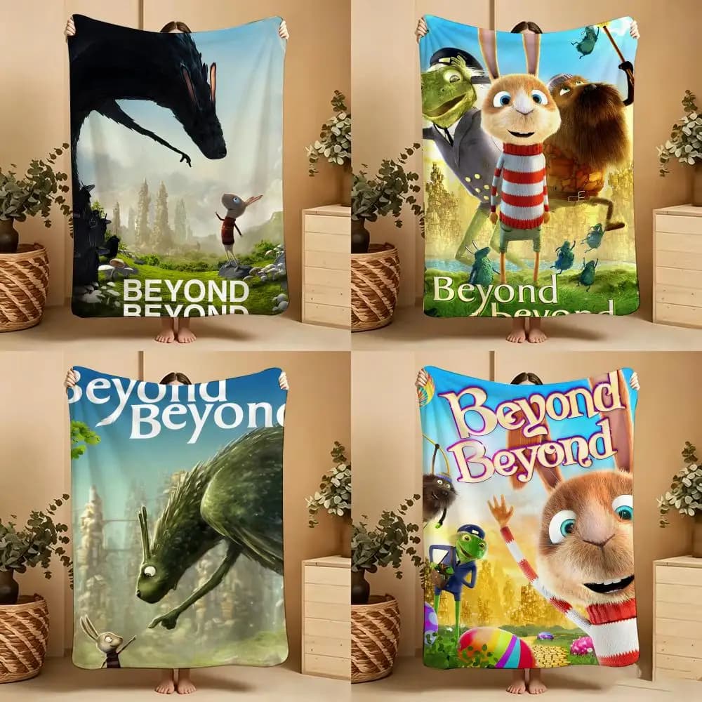 Kids Cartoon B-Beyond Beyond Throw Soft Warm Throw Blanket for Bedroom Living Room Bed Travel Camping Picnic Gift