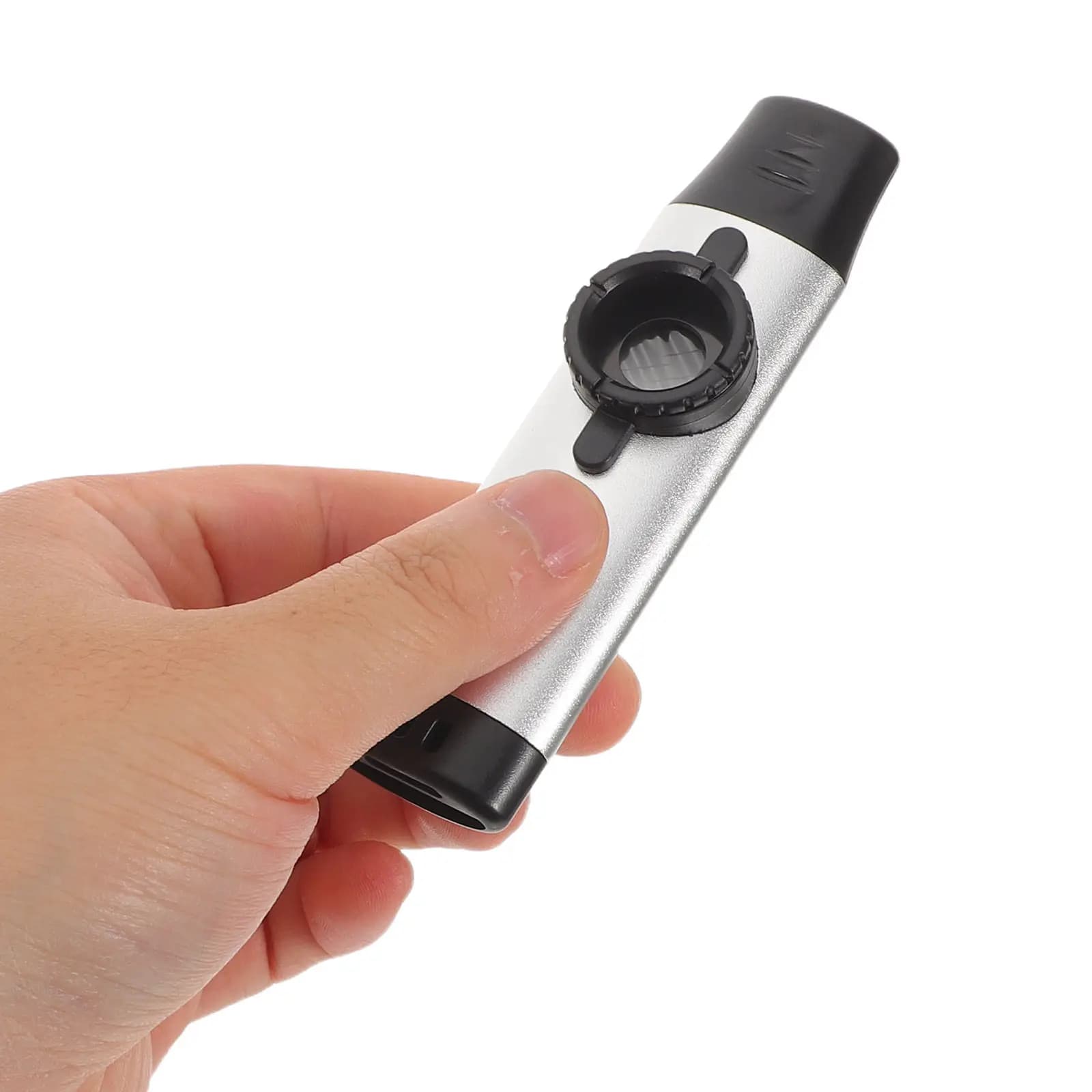 Set di 1 Kazoo in Metallo, Strumento con Suono Puro, Portatile, Adatto ai Principianti, per Chitarra, Ukulele, Feste