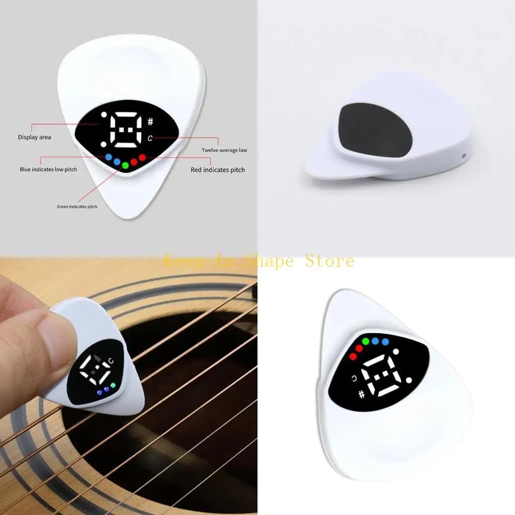 chitarra U1JC con pickup integrata, definizione visualizzano sintonizzatore a doppia funzione