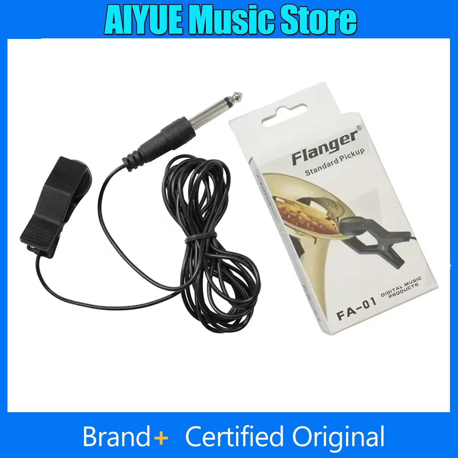 Microfono a Clip FA-01 Professionale per Chitarra, Accessori per Banjo, Qin, Violino, Mandolino, Ukulele