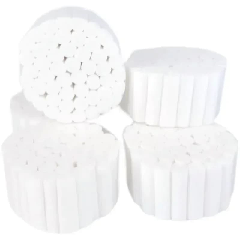 1000 Pieces Medical Cotton Scratch for Dentists, High Purity Cotton Rolls for Dentali Jewelry, Supplies for Dentists, Whitening Tooths