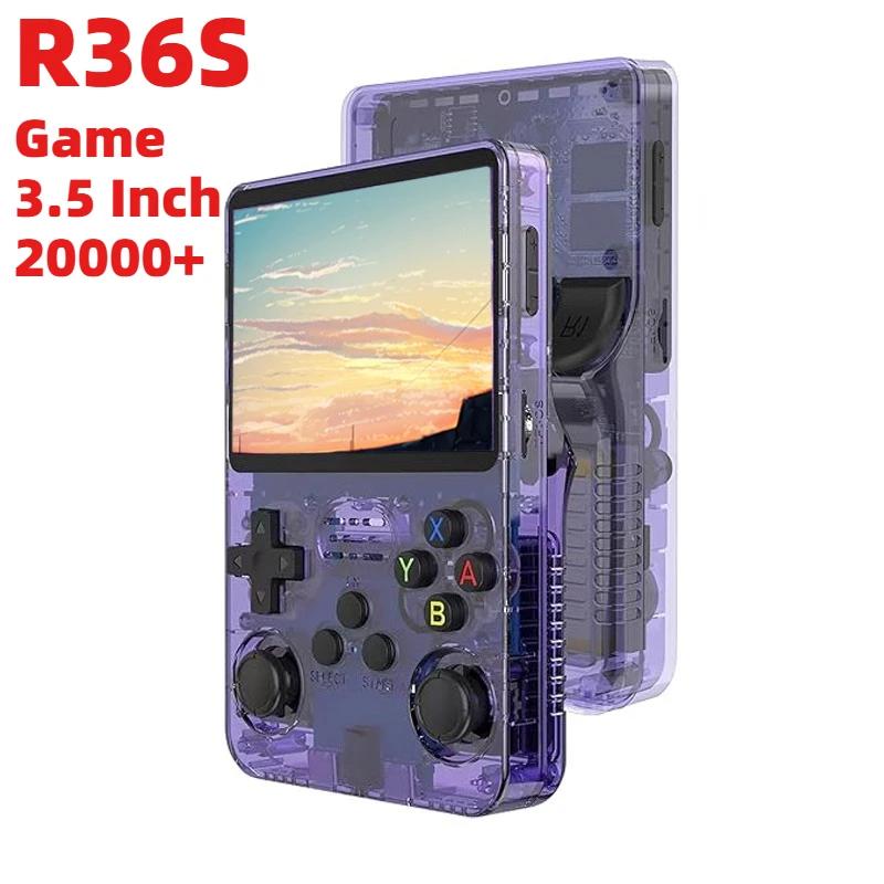 Open Source R36S Portable Video Game Console Retro System Linux 3.5 Inch Screen IPS Reader Portable Pocket Video 64GB 128G Games