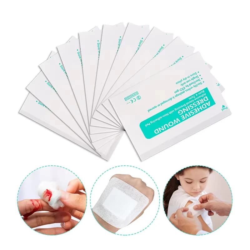 10/20 Pz Grandi Cerotti Medici Kit di Primo Soccorso Benda Adesiva Impermeabile Non Tessuto Ferita Gesso Emostasi Adesivi Sterili