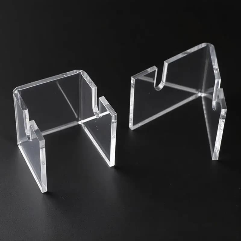 Hand Fan Display Stand Bracket Clear Acrylic Holder Storage Support Foldable Fan Stand Holder Space-Saving Desk Organizer