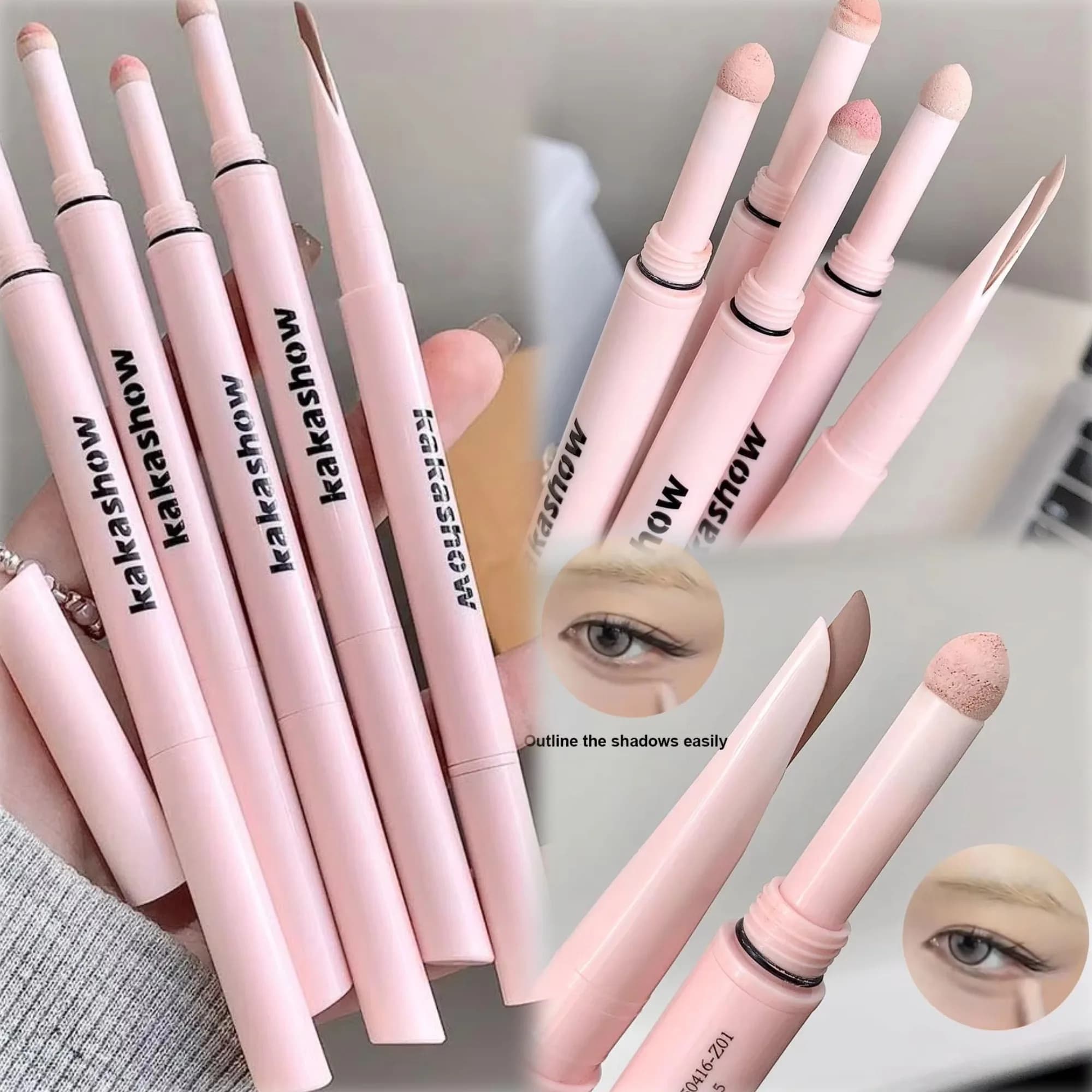Double-end Lying Silkworm Eyeliner Pencil Diamond Glitter Matte Aegyosal Pen Brightening Cream Shadow Highligher Makeup