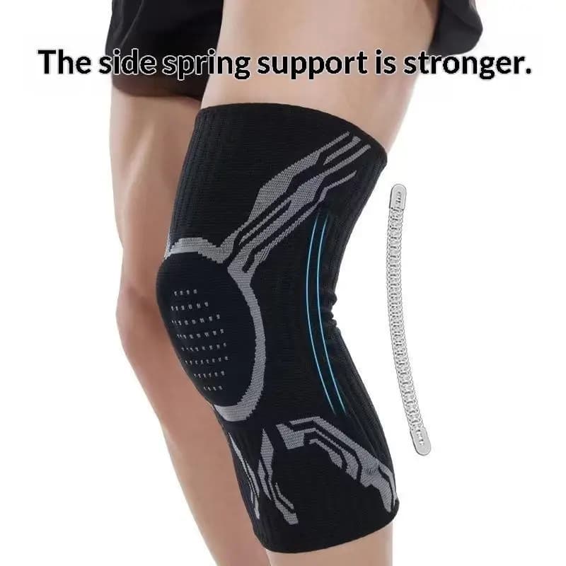 1Pc Smart Knob Knee Brace Patella Gel Pad Lateral Stabilizer Compression Support for Skiing Winter Sports Knee Protector