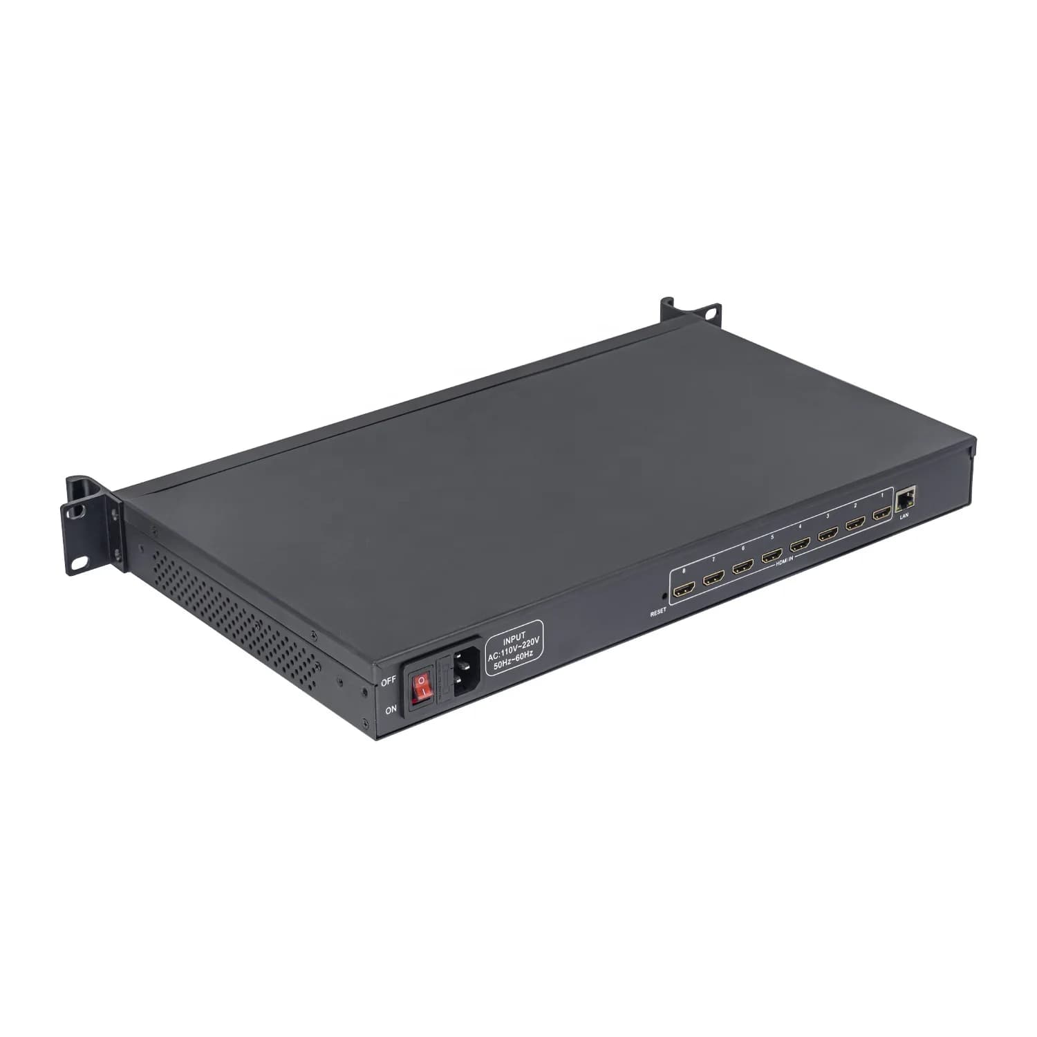 Encoder scatola scheda di acquisizione video HDMI SRT RTMP RTSP H.265 H.264 su misura a 8 canali 1U Rack NVR Vmix Youtube Facebook IPTV