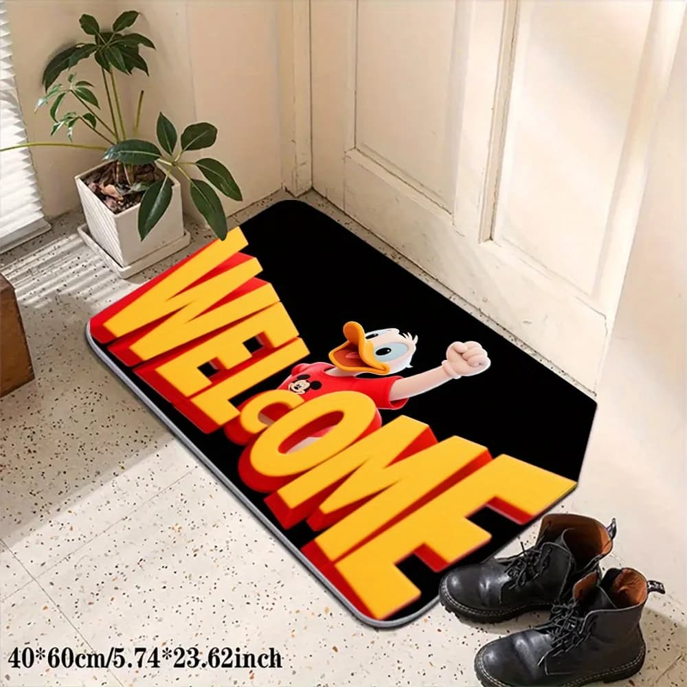 1 tappetino da porta Donald Duck, decorazione per la casa, tappetini antiscivolo per uso domestico, perfetti per cucina, bagno, sala da pranzo e