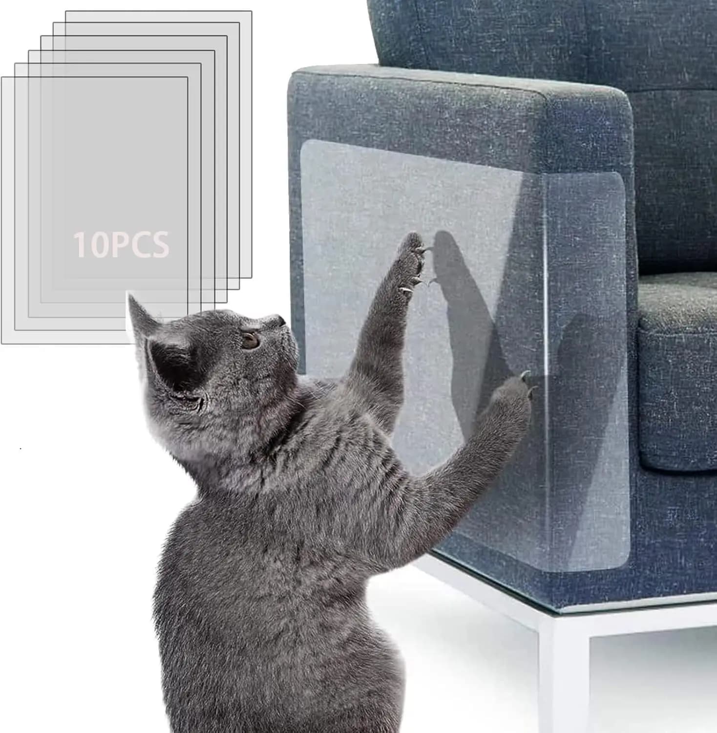 Anti-scratch wall decal for sofa and furniture - Protective Cat Carpets