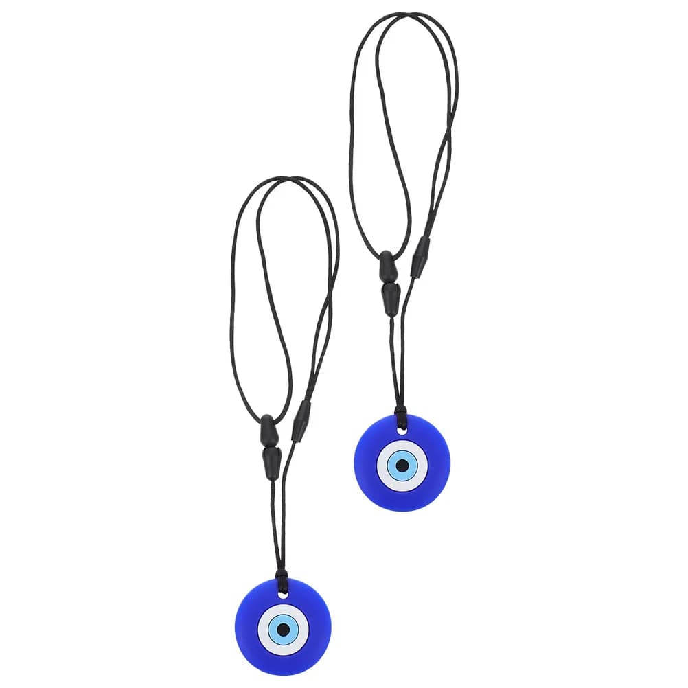 2 Pezzi Massaggiagengive Premium in Silicone Alimentare per Neonati, Portatile, Leggero, Facile da Pulire, per Alleviare il Dolore dei Denti, a Forma di Ciondolo