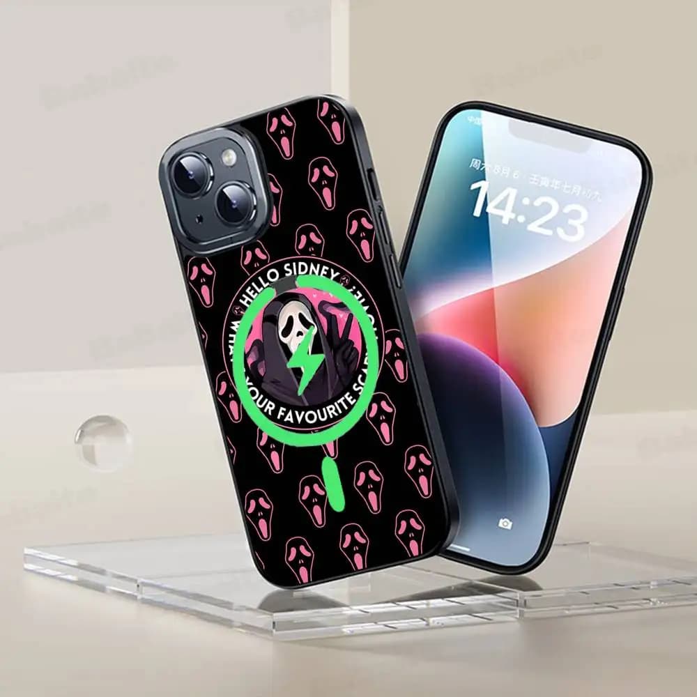 Funny G-Ghostfaces S-Scream Movie Magnetic For Magsafe Phone Case For IPhone 17 Air 16 Pro Max 15 14 13 12 11 Protective Cover