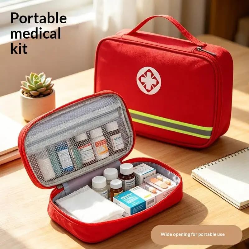 Camping Special Large Capacity First Aid Kit Portable Waterproof Emergency Medicine Bag for Home Travel Car