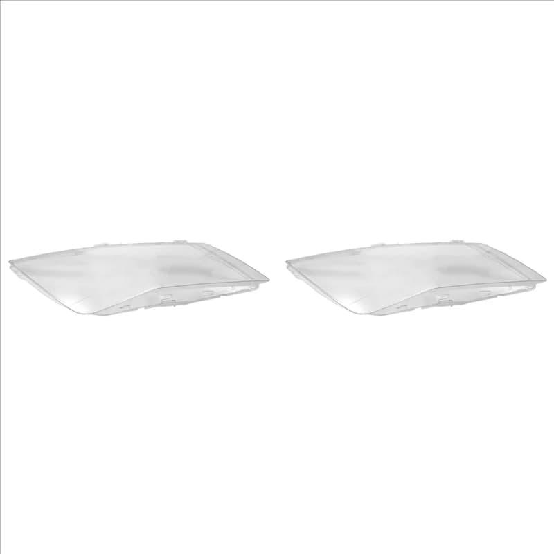 2X Auto Faro Cover Lenten Lighthouse Borsette Paralume Transparent for Seat Leon 2013-2018 Front Destro