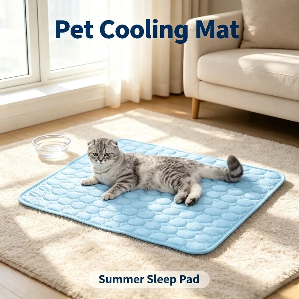 Pet Ice Mats Summer Cat Dog Sofa Nest Bed Cooling Sleeping Pad Durable Sofa Blanket Heat Relief Small Pet Accessories