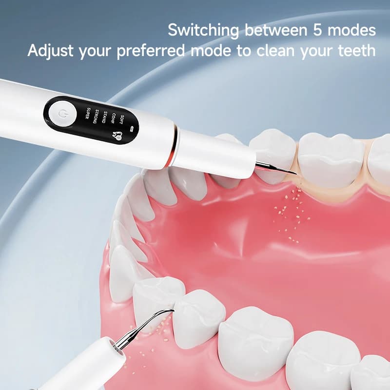 Ultrasonic Dental Scaler for Teeth Tartar Eliminator Electric Detergent for Teeth Tartar Removal Dental Ladder Whitening