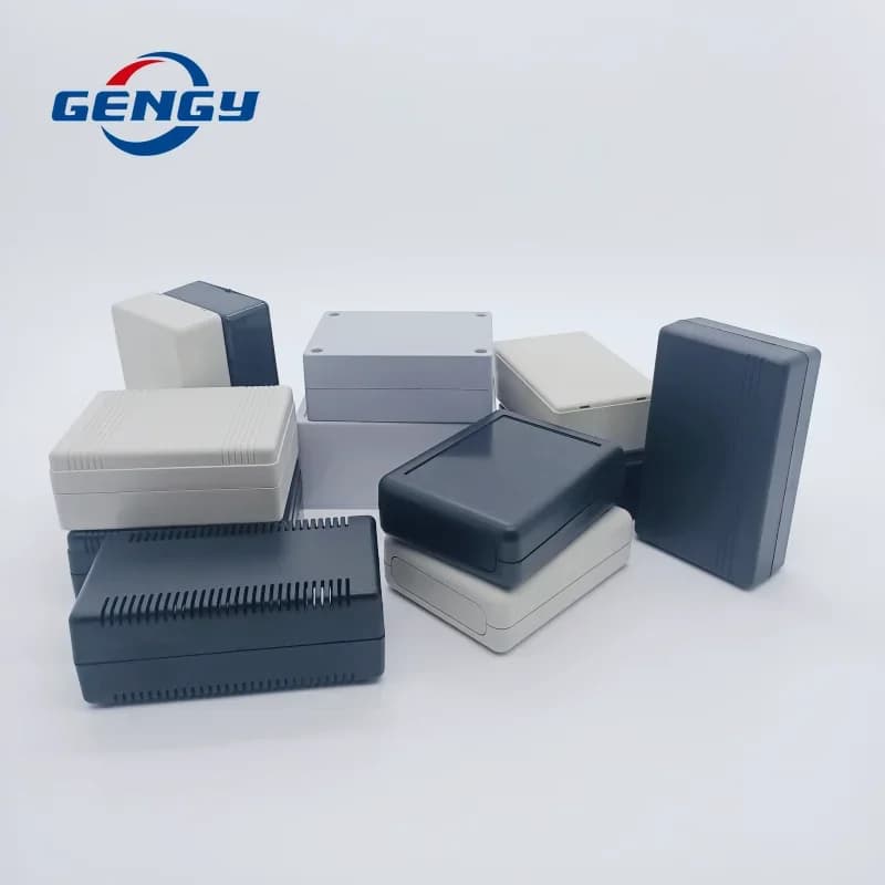 Custodia Scatola di progetto in plastica Scatola di circuito Progetto Scatole di giunzione per cavi elettronici fai-da-te Scatole di controllo a conchiglia senza viti