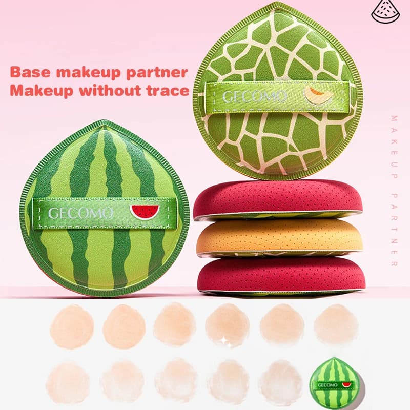 Z. Cosmetic cotton sponges Super Soft thick, Air cushion, for Fondotinta e Correttore, Dry and Udo makeup, Beauty