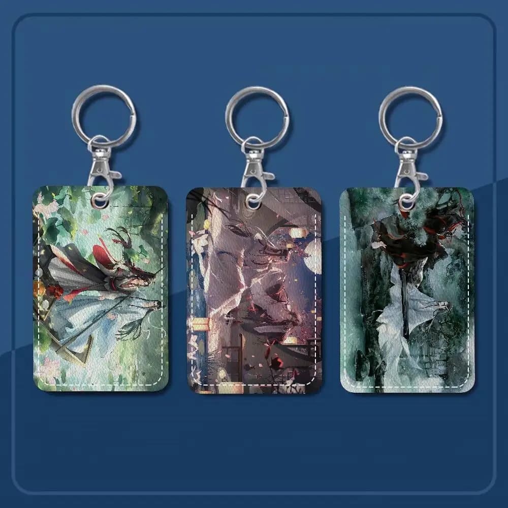 Portacarte Personalizzato Anime Grandmaster Mo Dao Zu Shi Adatto per Carte Bancarie, Treni, Autobus, Portafoglio, Porta Badge, Portachiavi