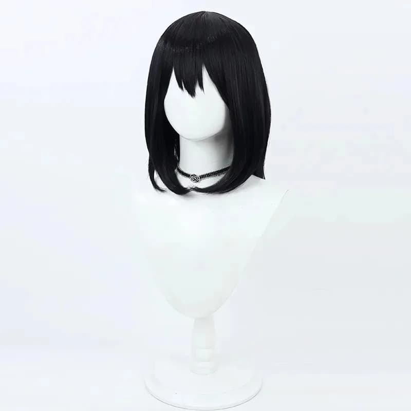 Cosplay [Uomo libero] Parrucca da pallavolo Junior Clean Water Cos (Shimizu Kiyoko) Taglio Bobha nero