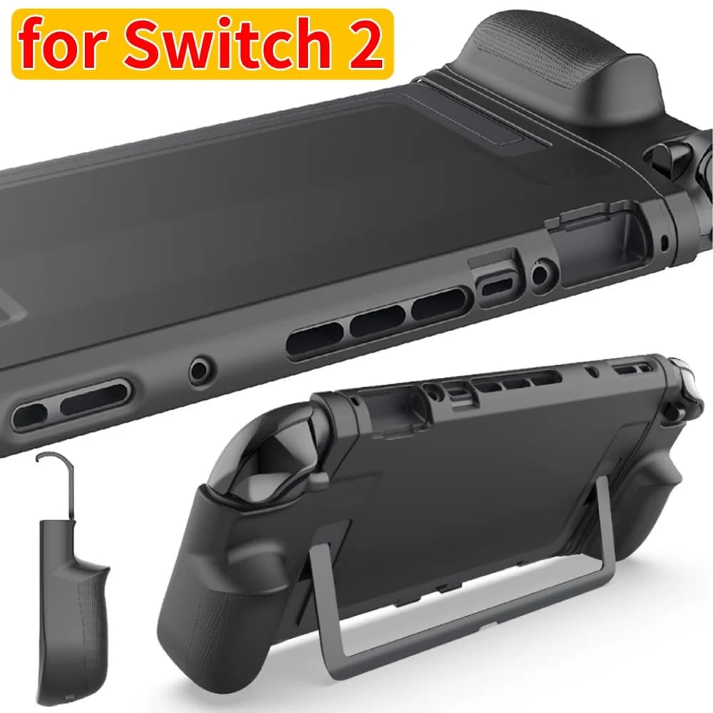 Custodia per Switch 2 2025 TPU + PC Grip Custodia protettiva per Switch2 Custodia morbida antiurto a prova di caduta Accessori protettivi anticaduta