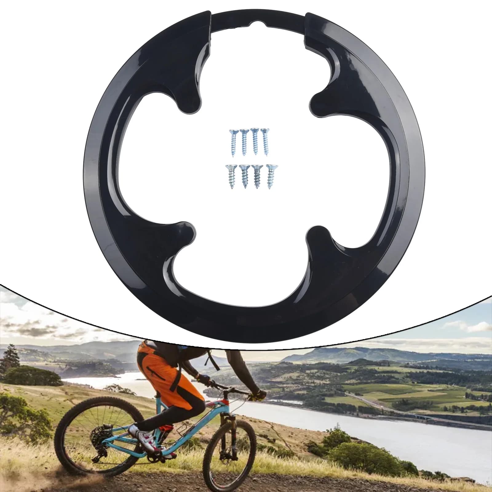 1PC 42T/44T protezione della copertura della ruota della catena protezione di ricambio a 8 fori protezione della corona della bici della bici della MTB della strada