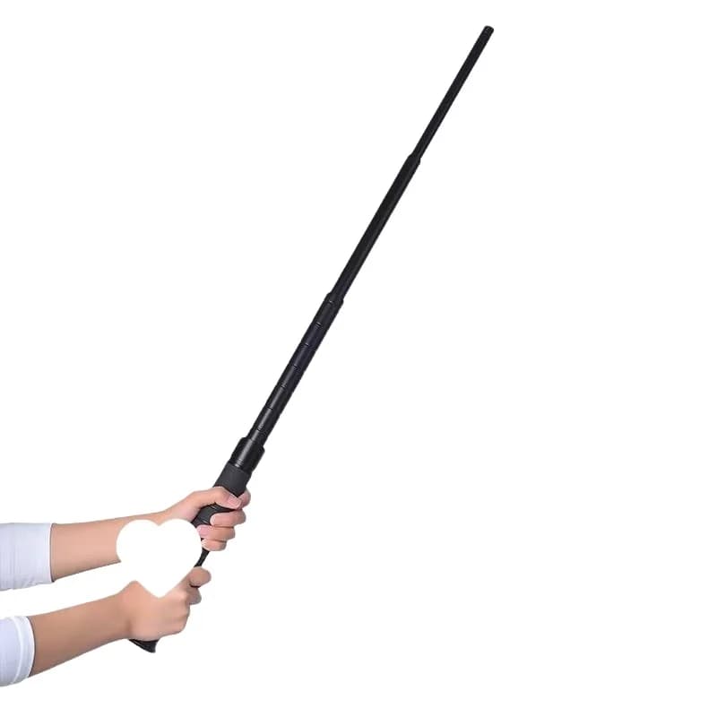 Professional Trekking Pole Folding Telescopic Adjustable Length Hiking Mountaineering Aluminum Alloy EVA 3-Joint Rubber Walking