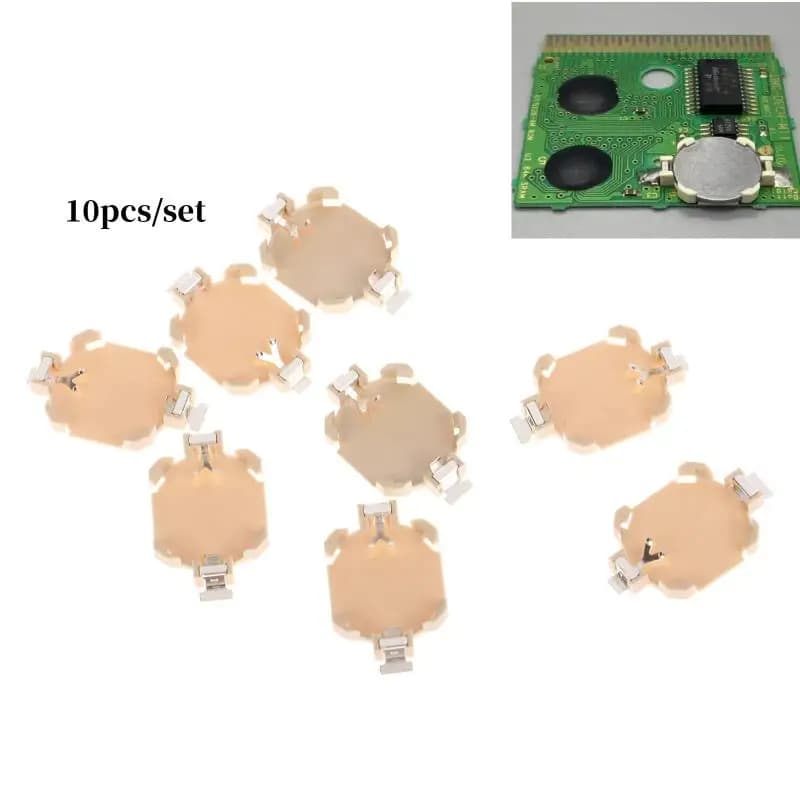 10Pcs CR1616 Battery Holder For Game Card Batteries Holder For Gameboy Advance Replacement Accessories