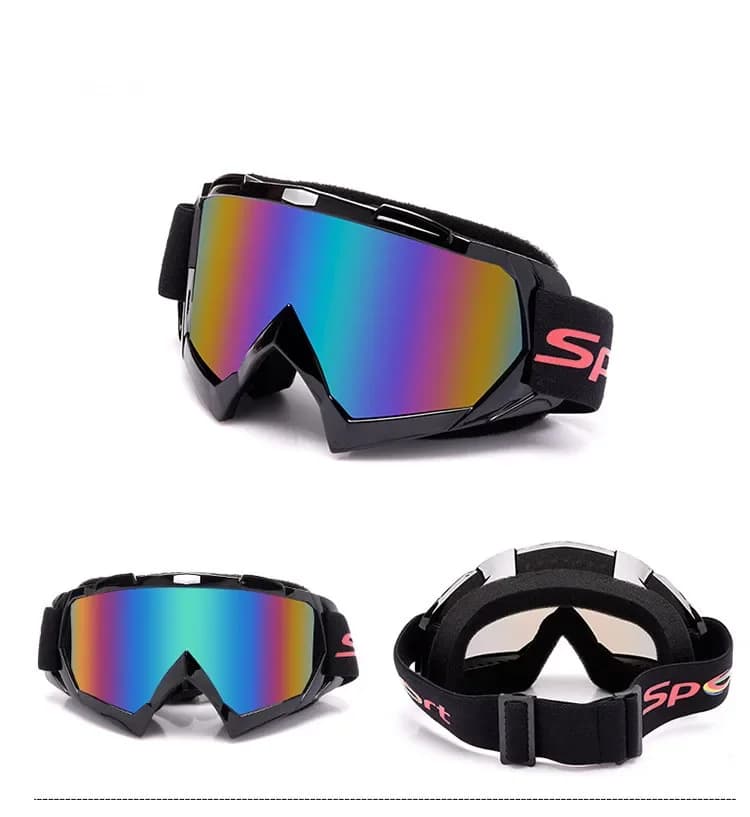Inverno Uv400 Protezione Occhiali da sci Antipolvere Anti Fog Occhiali da sci da neve Antivento Sport all'aria aperta Snowboard Occhiali da sci WA 112