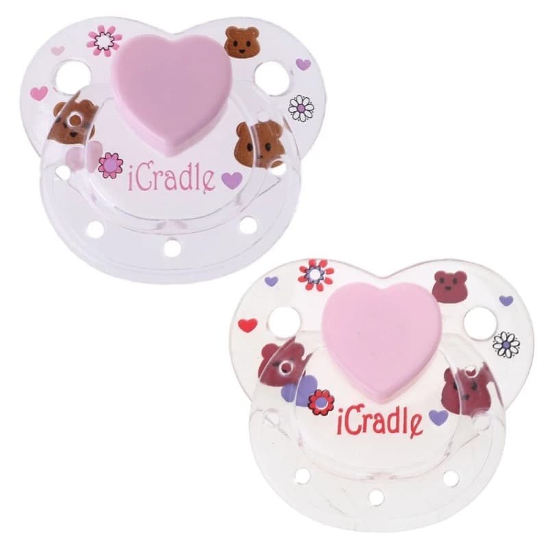 HUYU 2.56x1.97x0.2in Mini Baby for Doll Magnetic Pacifier for 6-8 Year Old Kids Training Improve Intelligence Supp