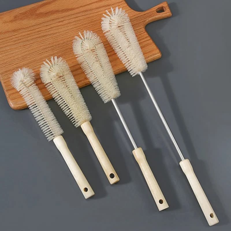 Kitchen Cleaning Tools Glass Scrubbers Bottlebrush Bottle Cleaning Brush for Cleaning Bottles QJS002