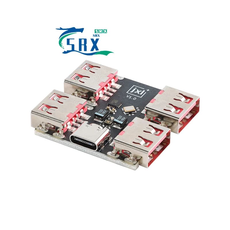XL334P4 Espansore tipo C USB-HUB Docking station a 4 vie Modulo HUB splitter USB 2.0