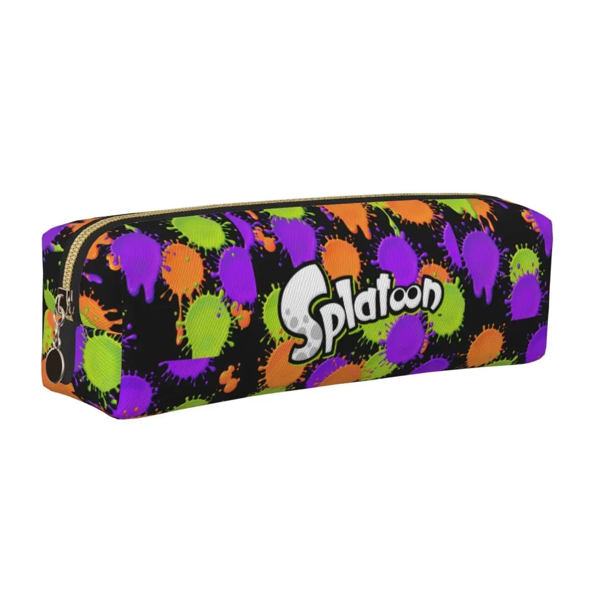 Astucci per matite da gioco Splatoon Astuccio per matite colorato con graffiti Penna per ragazza Ragazzo Grandi sacchetti per matite per ufficio Cancelleria cosmetica