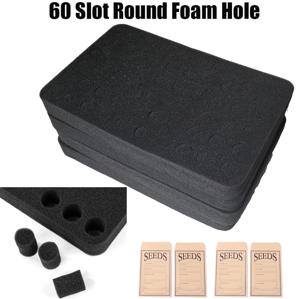 4PCS 60/80 Slot Foam Hole Diamond Painting Cross Stitch Accessories Tool Container Storage 5D Embroidery Mosaic Gift No Bottle