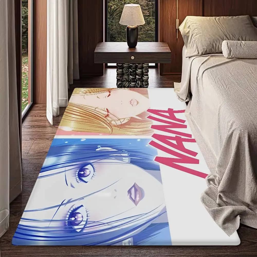 Anime Nana Osaki Floor Mat Retro Multiple Choice Living Room Kitchen Rug Non-Slip Modern Home Decor