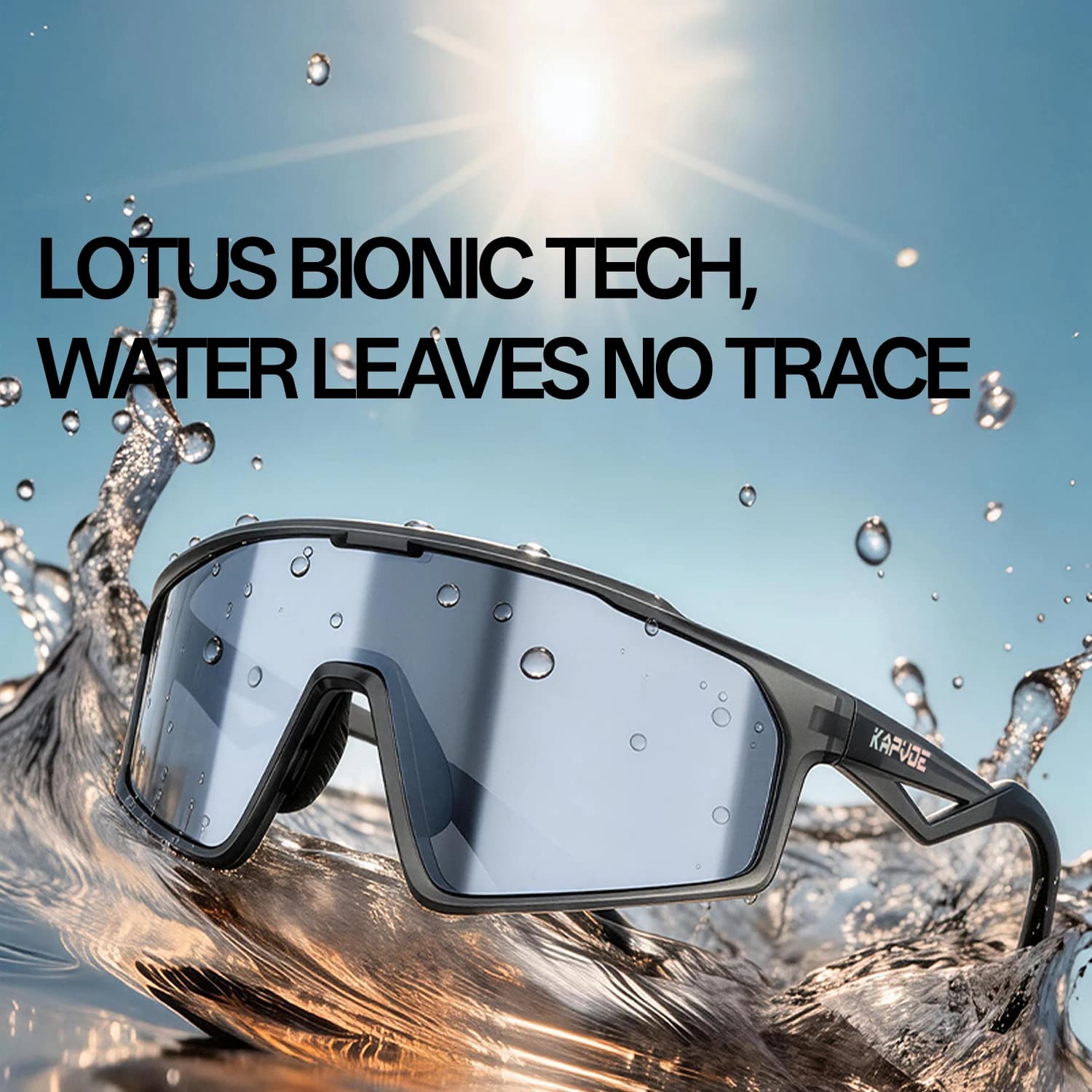 KAPVOE Polarized UV400 Anti-glare Professional Outdoor Water Sports Sunglasses Women Surfing Boating Fishing Rafting Kayaking