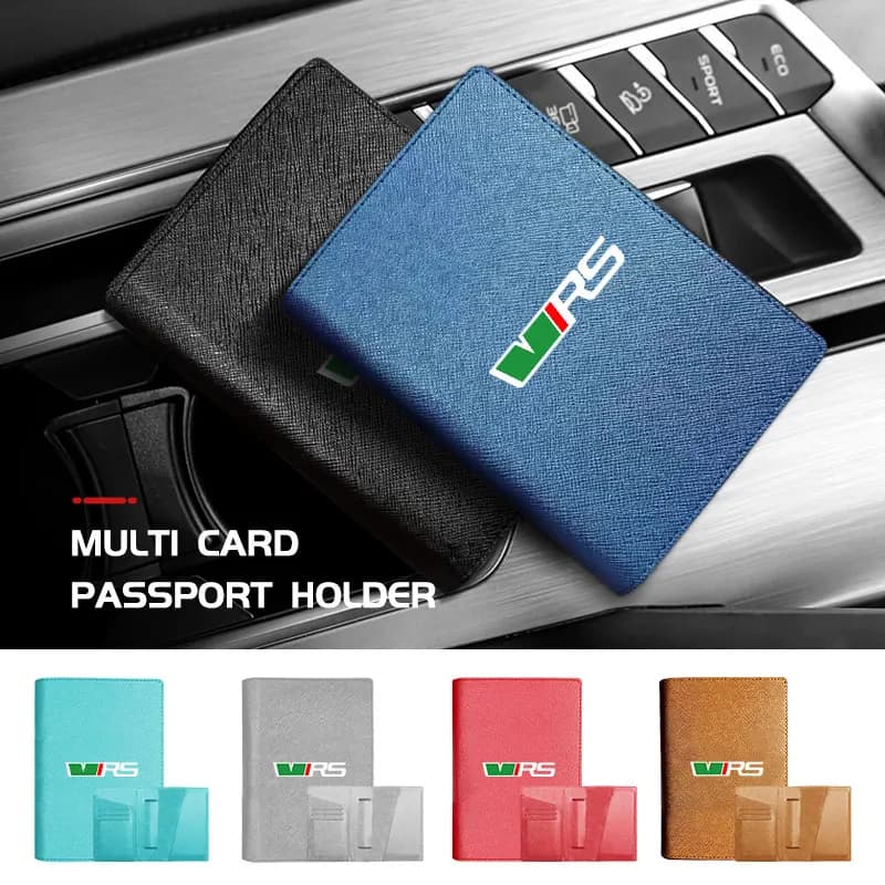 Passport Holder Travel Essentials Wallet Cover Case Women Men Driving Document Storage For Skoda Superb MK3 Derivative VisionS