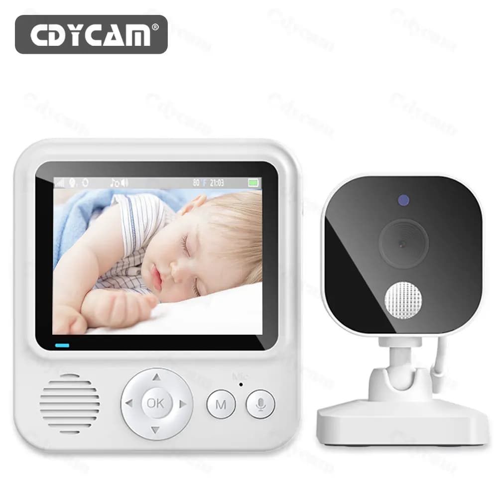 Cdycam ABM900 Baby Monitor da 2,8 pollici Video di sorveglianza Telecamera per bambini Protezione di sicurezza Audio bidirezionale Visione notturna Cam Babysitte