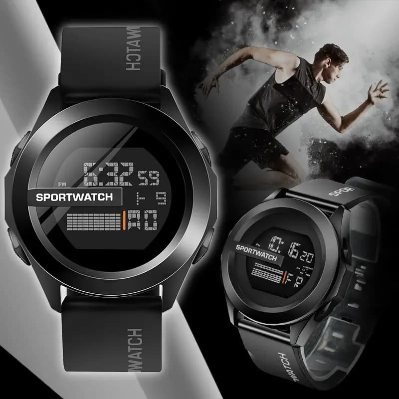 Men's LED Sport Watches Digital men's watch from the best brands Electronic multifunctional rubber watch for athlete timing Fitnes
