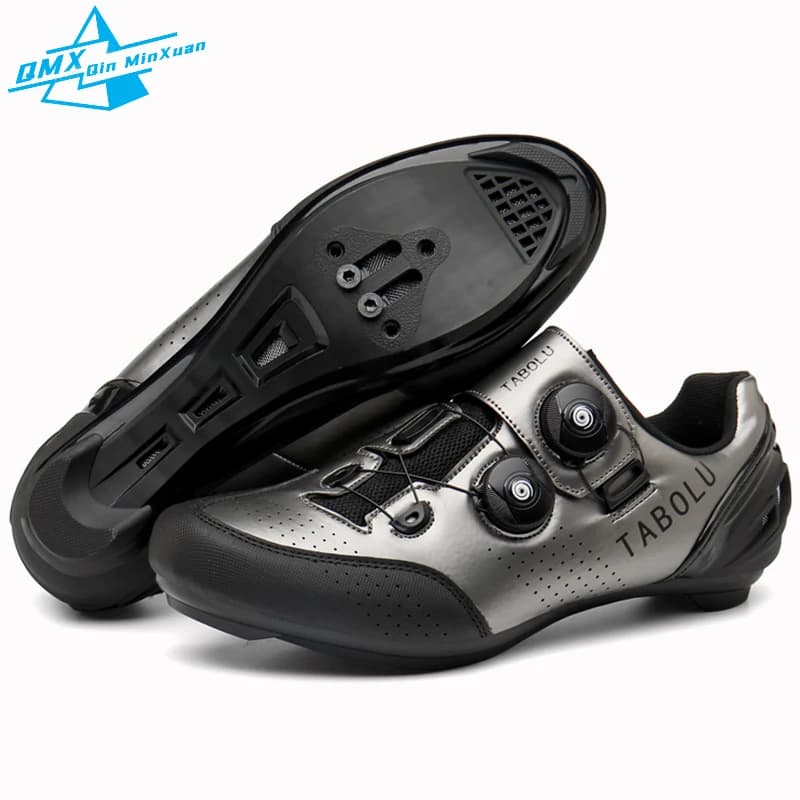 Scarpe da ciclismo bici da strada da uomo Sneakers da bicicletta a velocità autobloccanti scarpe da bici da corsa tacchetti da donna calzature da ciclismo piatte da montagna