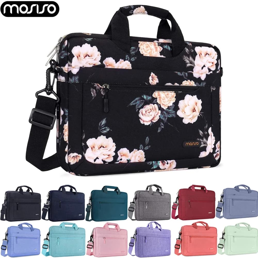 Borsa per Laptop 13.3 15.6 17.3 pollici per MacBook Air Pro 13 15 Pro 14 M1 Dell Lenovo HP Acer uomo donna borsa a tracolla