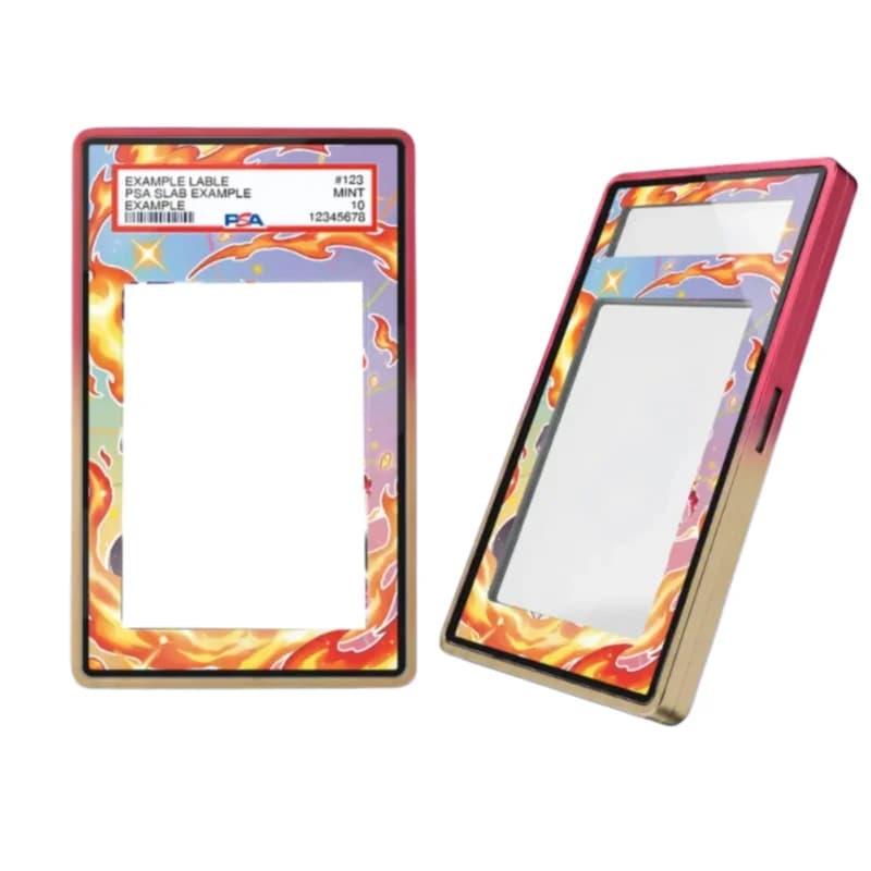 Shiny Charizard Vmax Anime Card Evaluation Level Extended Art Acrylic Display Collection Card Extended Painting Psa Display Rack