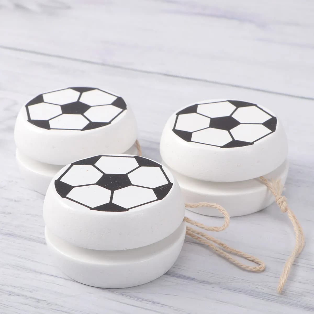 Set di 3 Yo-yo in Legno per Bambini, Giocattolo Educativo Creativo Colorato, per Allenare la Forza del Polso, Divertimento Indoor e Outdoor, Regalo
